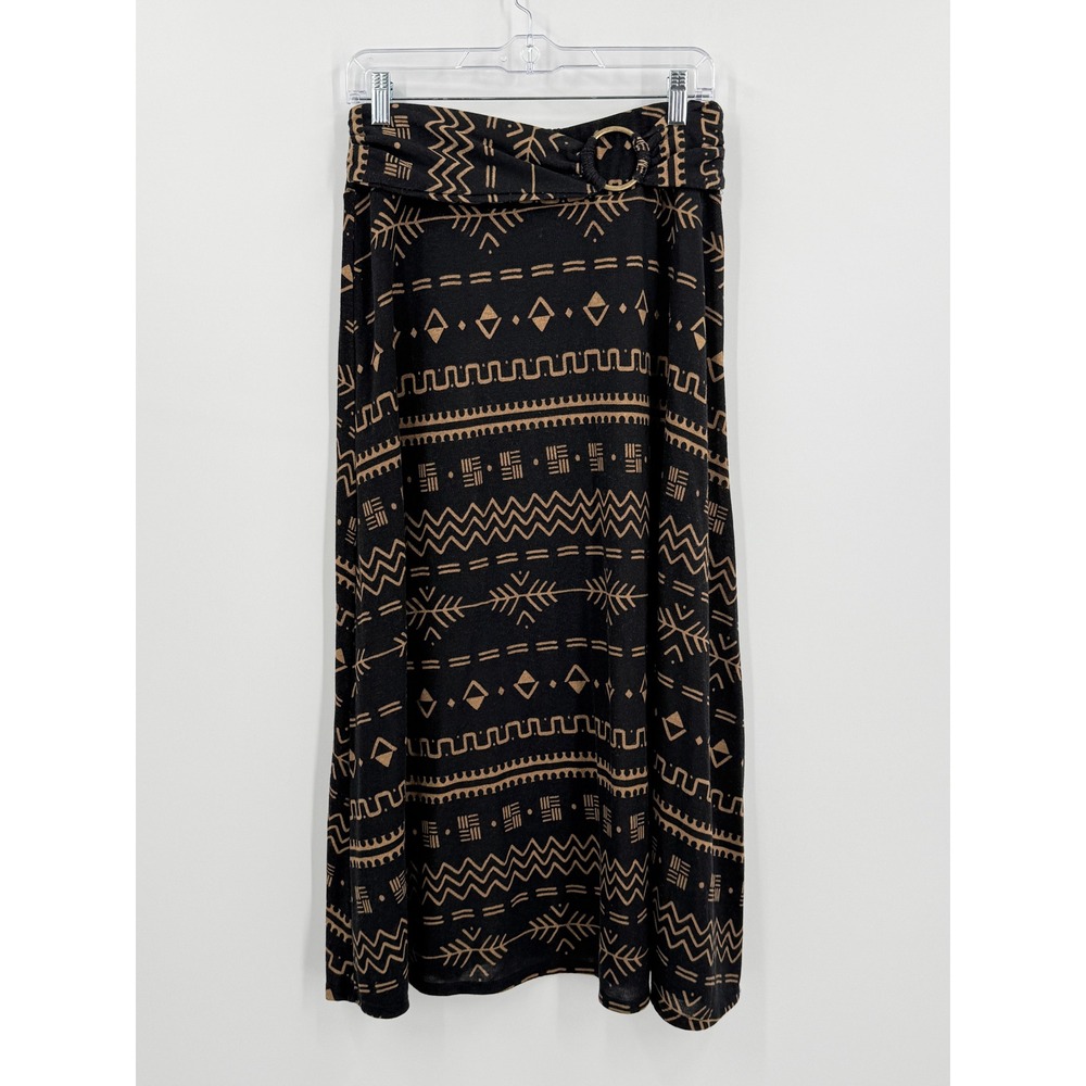 Southwestern Boho Maxi Skirt Womens sz M Practical Magic Witchy Whimsigoth
